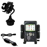 HTC S640 Auto Cup Holder with Car Charger - Uses Gomadic TipExchange