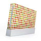 Autumn Dots Design Nintendo Wii Body Protector Skin Decal Sticker