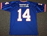 Y.A. Tittle HOF 71 Autographed New York Giants Jersey PSA/DNA #K09647