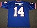 Signed Kellen Winslow Jr. Jersey - Y A Tittle HOF 71 New York Giants PSA DNA #K09647