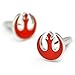 Sirius Jewelry Mens Cufflinks Star Wars Rebel Alliance Symbol Cufflinks for Mens with Nice Case
