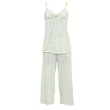 Oscar de la Renta Fiesta Cami Crop Pajama Set