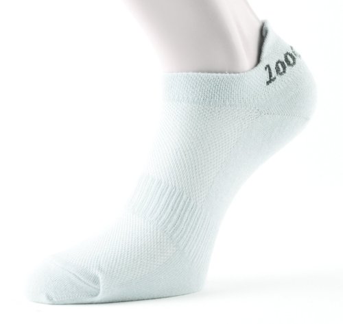1000 Mile 1548 Trainer Liner Sock White Mens - Large 9 - 11 UK
