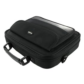 rooCASE Toshiba Mini NB205-N325WH 10.1-Inch Netbook Carrying Bag Case - Black Classic Series