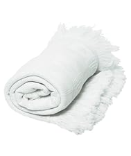 White Fringed Shawl