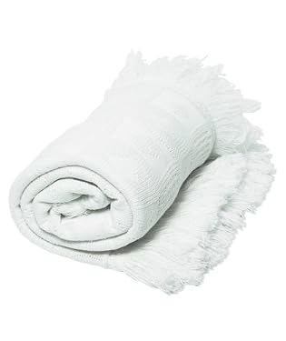 White Fringed Shawl