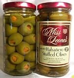 Gourmet Food : Habanero Stuffed Gourmet Queen Spanish Olives 12 oz. Jar