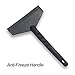 Atalanta® Upgraded Durable Stainless Steel Ice Snow Scraper Snow Shovel with Anti-Freeze Handle for Auto Vehicle Car Window
