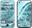 Flores Agua Design Decorative Skin Decal Sticker for Apple 3G iPhone/ Apple iPhone 3GS 3G S