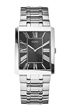 Image of Guess Slimline Black Rectangular Dial Bracelet Watch