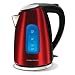 Morphy Richards Accents Jug Kettle, Translucent Red