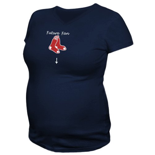 Boston Red Sox Ladies Navy Blue Future Fan Maternity T-shirt (Medium)
