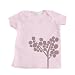 Brown Tree Design Girl's Infant T-Shirt (Pink) - 18 Months