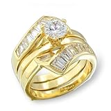 Jewelry - 1 Carat Clear CZ Wedding Ring
