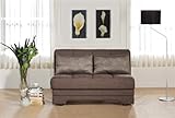 IMAGE OF Istikbal Twist Love Seat Sleeper Astoral Light Brown - Sofa Bed