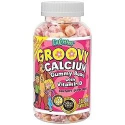 L'il Critters Calcium w/ Vitamin D - 200 Fun Swirled Flavored Gummy Bears