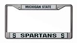 Michigan State Spartans Chrome Frame