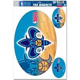 New Orleans Hornets Official Logo Car Magnet Set