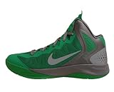 Nike Zoom Hyperenforcer Lucky Green Silver Grey Mens Basketball Shoes 487655-300 [US size 11]