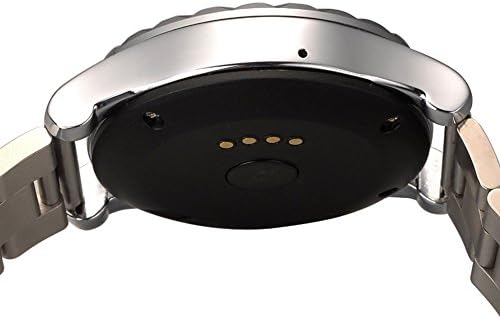 Reker Smart Watch No.1 Sun S2 Round Screen Bluetooth Watch for Samsung HTC Xiaomi Huawei Iphone 6/5s Ios Android Smartphone (Slivery+Iron Brand)