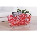 Zeitungsst�nder Jardin rot 45,5 x 23,5 x 29cm