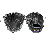 <少年軟式左投げグラブ>ZETT 2008NEWモデル グランステイタス 井川モデル ブラック×グレー BJGA71811-1915-RH