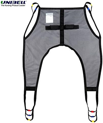 Keasy - Quick Delivery! Breathable Mesh Quick Drying Seat Bathe Commode Patient Medical Lift Universal U Sling, One Size (Gray)