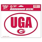 Georgia Bulldogs Official Euro Style Car Window Cling Decal