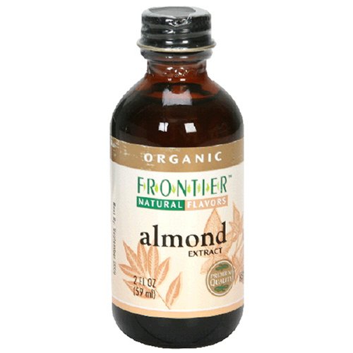 Frontier Organic Almond Baking Extract, 2-Ounce Bottle (Pack of 5) by Frontier