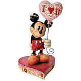 Disney Traditions by Jim Shore Mickey with Heart Balloon Figurine, 8-Inch