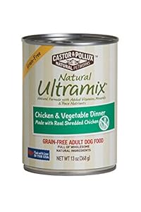 Natural Ultramix Chicken, Vgatable & Brown Rice Stew Adult Dog Food, 13.2 Ounce Cans (Case of 12)