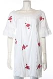 Juicy Couture - Juicy Couture Embroidered Lace Terry Cloth Tunic Top Dress, White