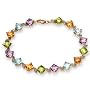 Ladies' Diamond, Amethyst, Blue Topaz, Citrine and&hellip 