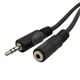3.5mm Male to 3.5mm Female Extension Cable – 6 ft