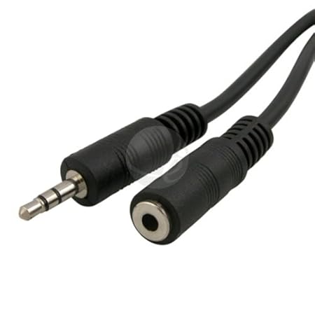 Premium (25ft / 7.6m) 3.5mm Stereo Plug to Jack Cable (M/F) for Xbox 360