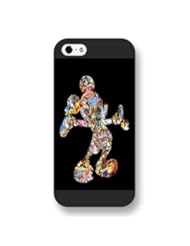 Wireless: Customized Black Hard Plastic Disney Cartoon Mickey Mouse iPhone 5 5s case - UniqueBox