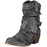Mustang 1013-509 Damen-Stiefelette, Damen Stiefel, Grau (stein 200), EU 45
