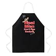 Attitude Apron Real Men Apron, Black, One Size Fits Most
