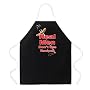 Attitude Apron Real Men Apron, Black, One Size Fits Most