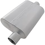 Flowmaster 942541 40 Delta Flow Muffler - 2.50 Offset In / 2.50 Center Out - Aggressive Sound