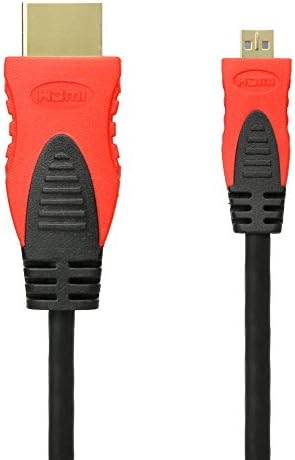 BIRUGEAR 10FT Micro HDMI Cable + 3x Stylus for Coby Kyros; Dell Streak 5; eLocity A7 Tablet; Lenovo K1 Ideapad; Toshiba AT200; Viewsonic ViewPad 7e; Vizio 8-inch Tablet with *Cleaning Cloth*