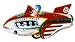 Rocket Racer No. 6 - Tin Friction Powered Rocket Toy - Low Shipping Cost