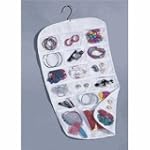 Household Essentials 37-Pocket Jewelry Organizer, White