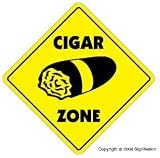 CIGAR ZONE - Sign - smoker box cuban cigars shop lover