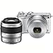 Nikon 1 J5 Mirrorless Digital Camera w/ 10-30mm PD-ZOOM Lens & 30-110mm Lens (White)