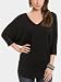 GUESS by Marciano V-Neck Boyfriend Tee, BLACK (M)-visli Cheap Deals