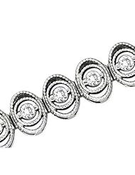 14k Gold 1.30ct tw Antique Look Bracelet