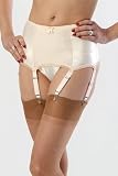 What Katie Did L2017 Harlow Vintage Peach Deep Suspender Belt
