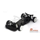 1 10 RC EP XR 4WD On-Road Belt Drive Racing Car Carbon Fiber Chassis by R2hobbies