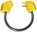 Camco 55175 RV 18 PowerGrip Dogbone Electrical Adapter with Handle